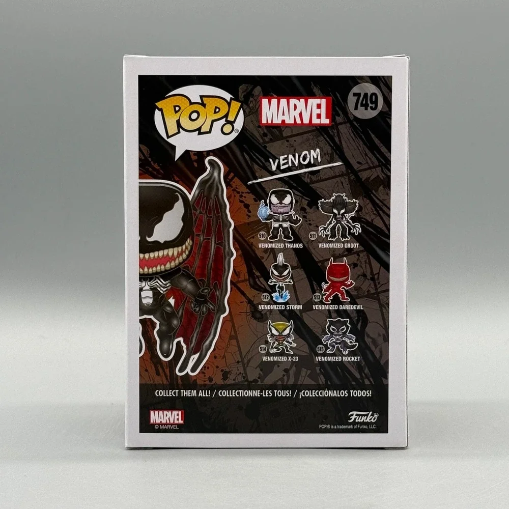 Funko Pop! Marvel #749 Winged Venom Pop In A Box Exclusive Wings w/ Protector